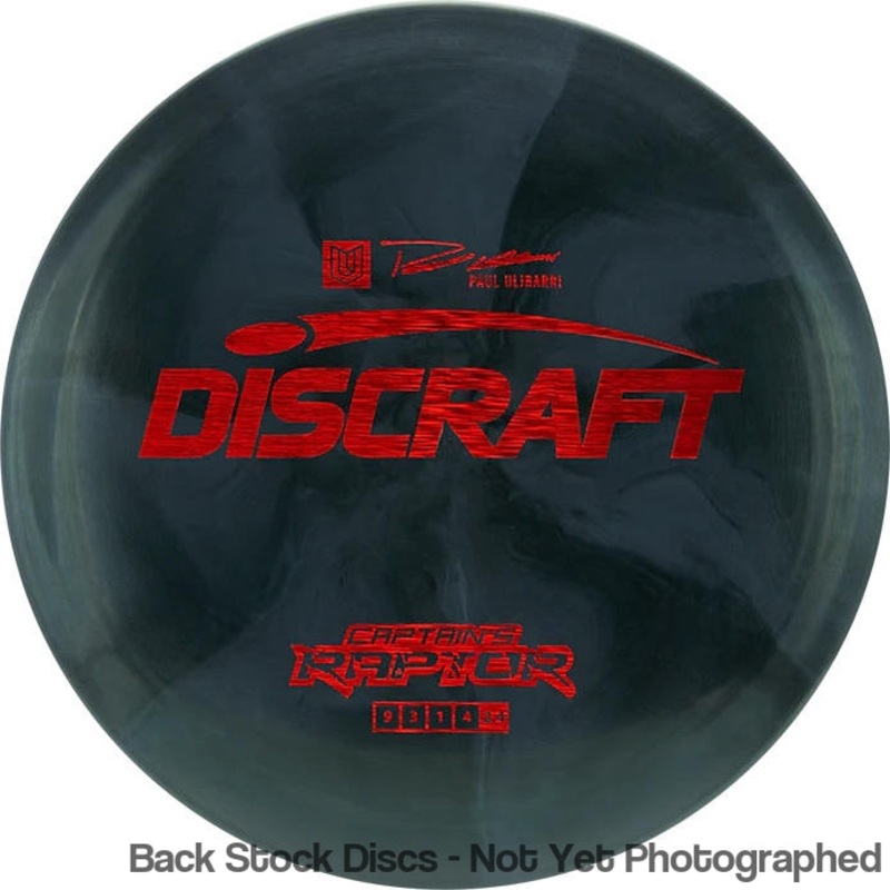 Discraft ESP Swirl Captain’s Raptor Distance Driver with Paul Ulibarri Stamp [Back Stock Inventory – Disc and Stamp Color WILL VARY]
