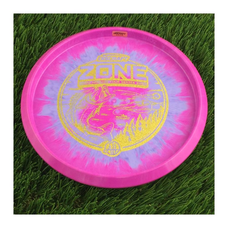 Discraft ESP Swirl Zone with Adam Hammes Tour Series 2023 Stamp – 174g – Solid Pink