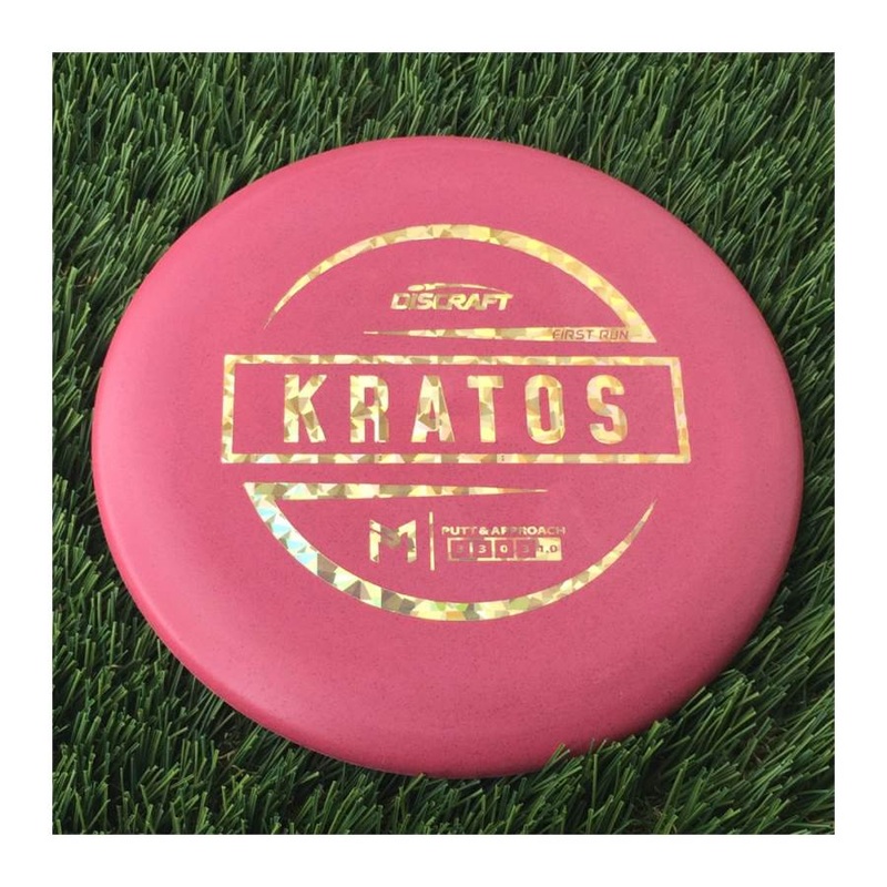 Discraft Jawbreaker/Rubber Blend Kratos with First Run with PM Logo Stamp – 174g Dark Pink