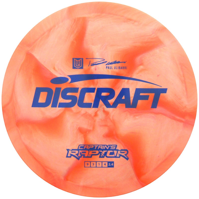 Discraft Limited Edition 2022 Paul Ulibarri Captain’s Special Blend ESP Raptor Distance Driver Golf Disc