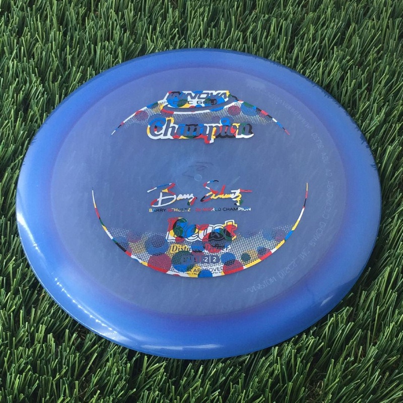 Innova Champion Beast with Barry Schultz – 2x World Champion Circle Fade Stock Stamp – 167g – Translucent Purple