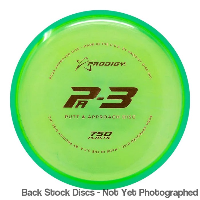 Prodigy 750 PA-3 Putter (Stock Stamp) [Back Stock Inventory – Disc and Stamp Color WILL VARY]