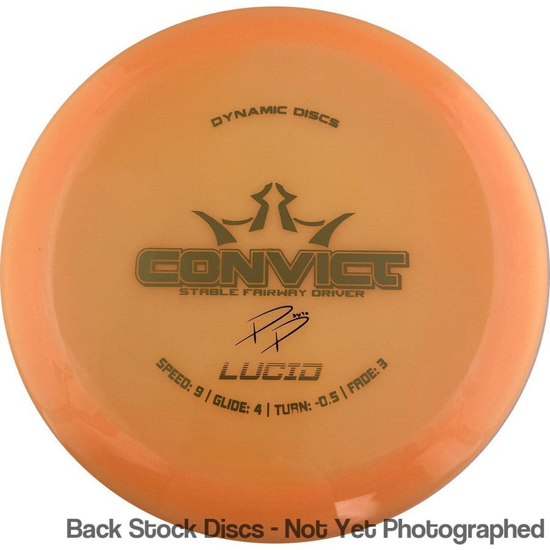 Dynamic Discs Lucid Convict Fairway Driver with PP 29190 Paige Pierce Stamp [Back Stock Inventory – Disc and Stamp Color WILL VARY]