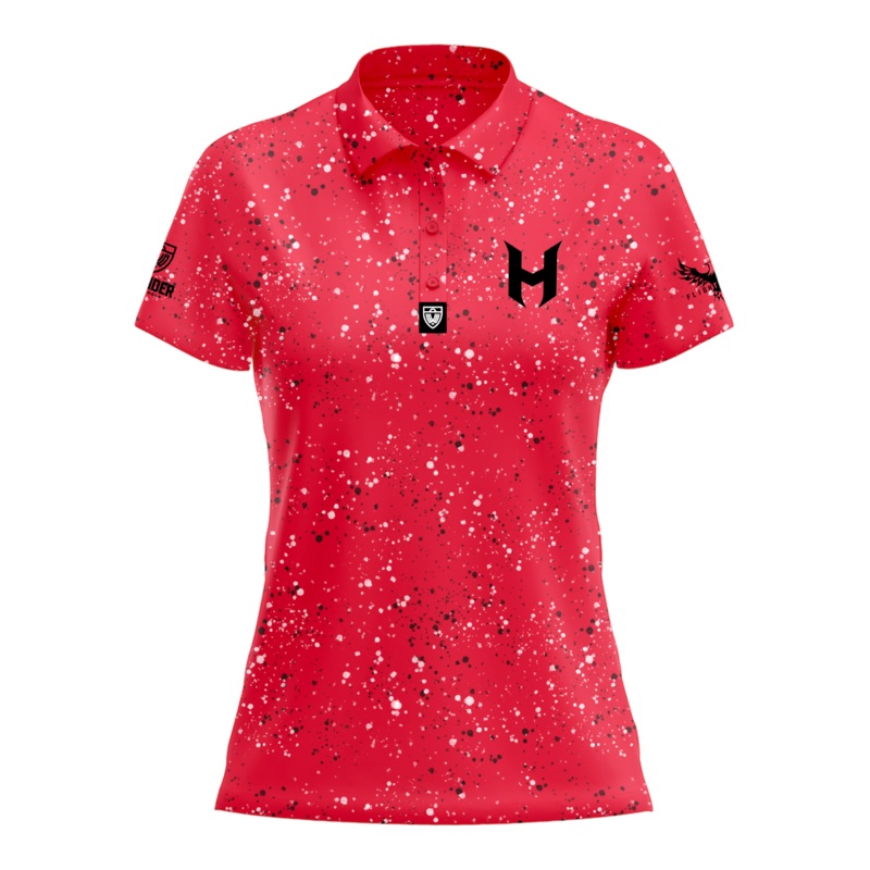 Holyn Handley 2024 Women’s Polo – Red Splatter