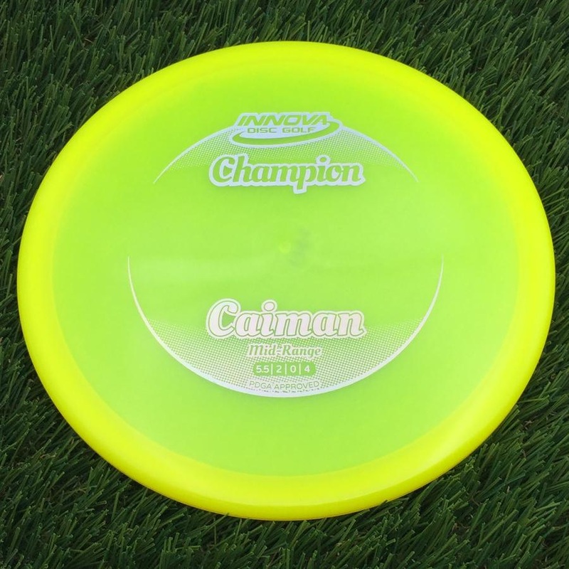 Innova Champion Caiman with Circle Fade Stock Stamp – 173.99g – Yellow