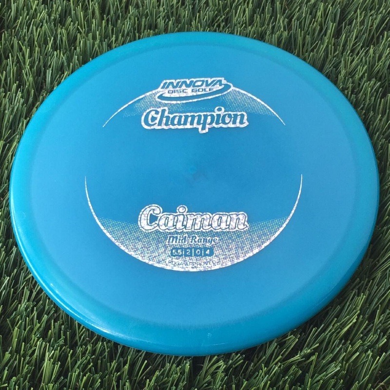 Innova Champion Caiman with Circle Fade Stock Stamp – 161g – Translucent Teal Blue