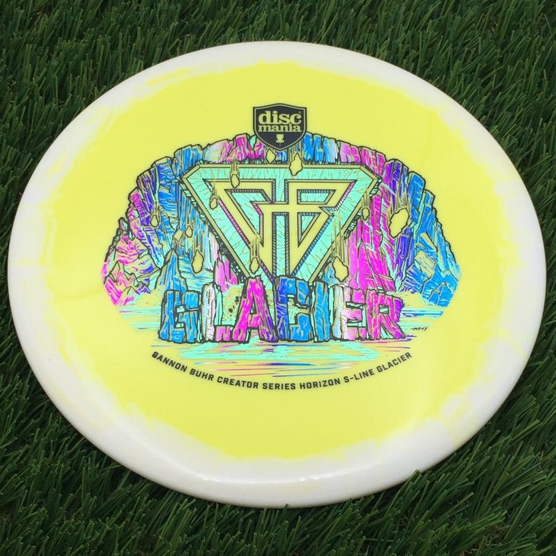 Discmania Horizon S-Line Glacier with Gannon Buhr Creator Series Triple Stamp Stamp – 178.19g – Yellow