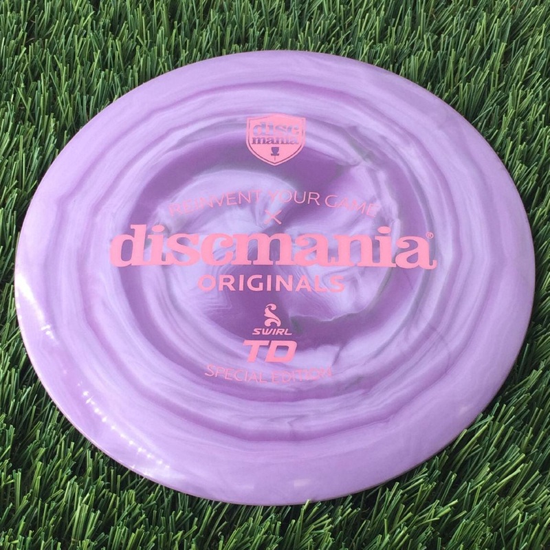 Discmania Swirly S-Line TD with Reinvent Your Game x Discmania Originals Special Edition Stamp – 172g Purple