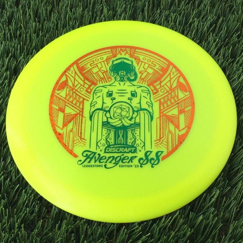 Discraft Big Z Collection Avenger SS with 2023 Ledgestone Edition – Wave 2 Stamp – 174g Yellow