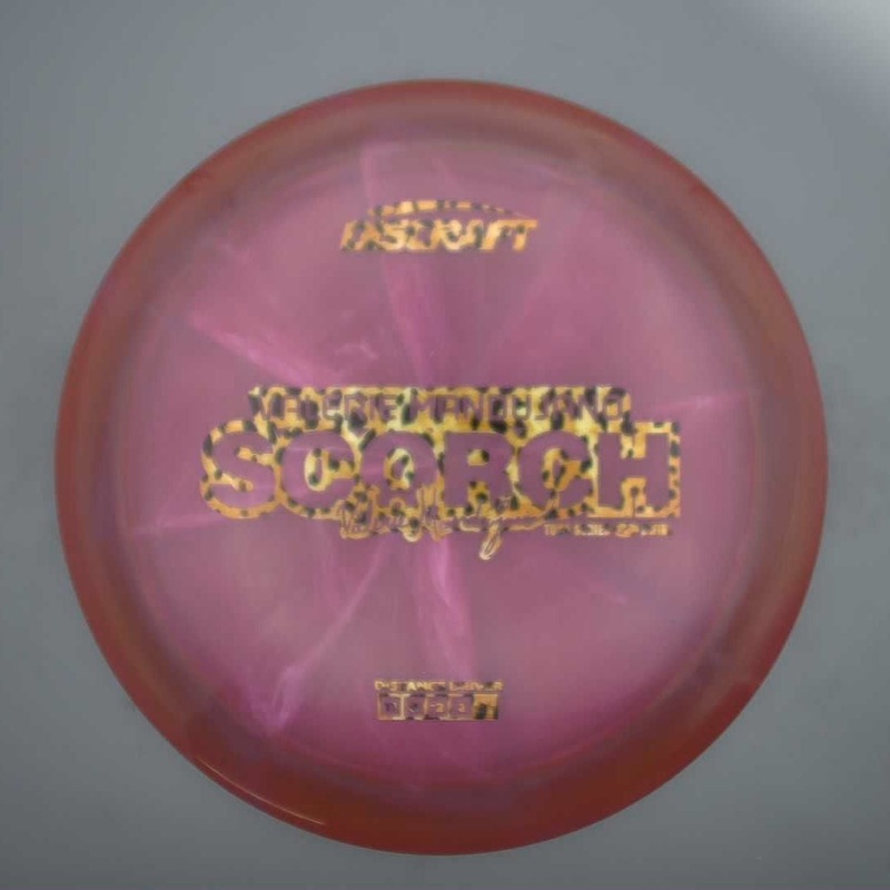 Discraft Elite Z Swirl Scorch with Valerie Mandujano 2025 Tour Series Stamp – 177.1g – Pink