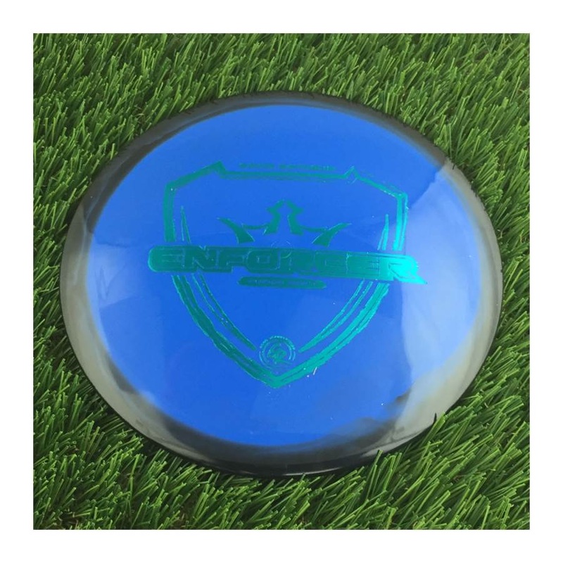 Dynamic Discs Fuzion Orbit Enforcer with Gavin Rathbun 2023 Team Series Stamp – 175g – Solid Blue