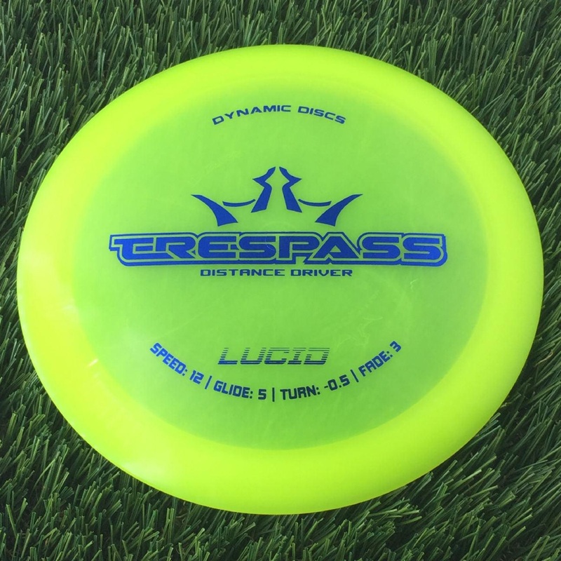Dynamic Discs Lucid Trespass – 170g – Translucent Yellow