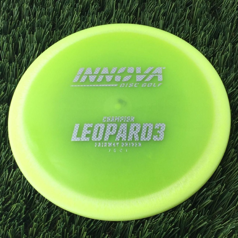 Innova Champion Leopard3 with Burst Logo Stock Stamp – 138g – Bright Light Grey