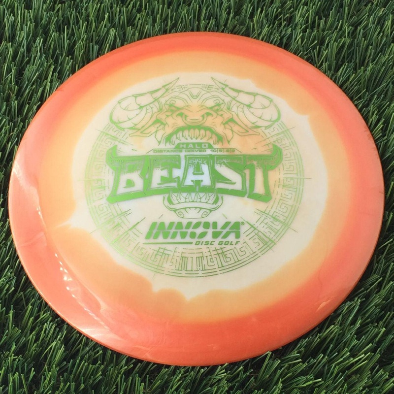 Innova Halo Star Beast with Burst Logo Stock Stamp – 169g Orange