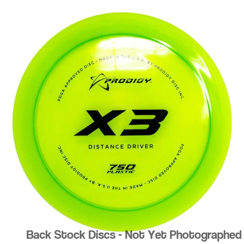 Prodigy 750 X3 Distance Driver (Stock Stamp) [Back Stock Inventory – Disc and Stamp Color WILL VARY]