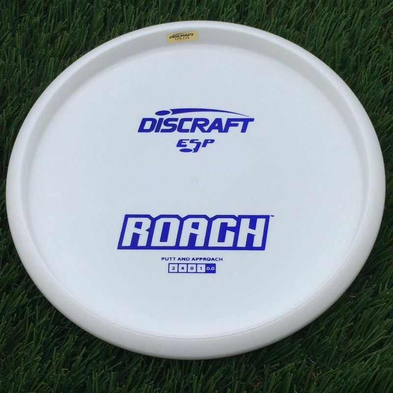 Discraft ESP Roach with Dye Line Blank Top Bottom Stamp – 176.1g – White