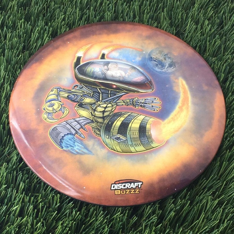 Discraft ESP SuperColor Buzzz with SuperColor Nebula Fire Print – 176g