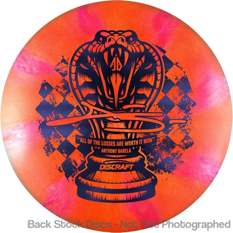 Discraft Titanium Color Shift Zone Putter with Anthony Barela Chess.com Champion – “All Of The Losses Are Worth It Now” Stamp [Back Stock Inventory – Disc and Stamp Color WILL VARY]