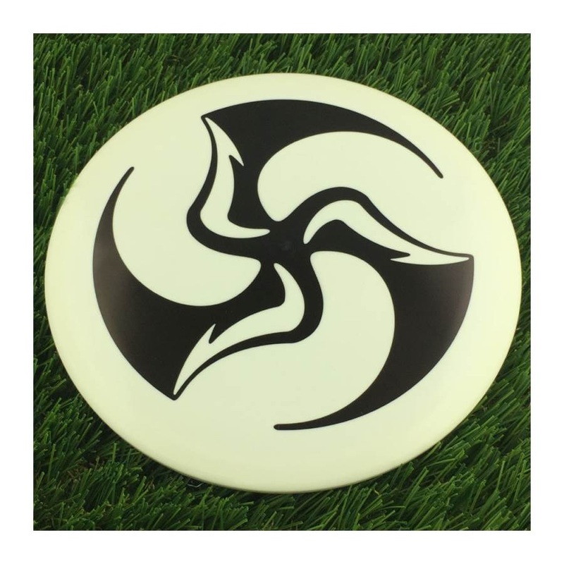 Dynamic Discs Fuzion EMAC Truth with DyeMax Huk Lab Trifly Stamp – 180g – Solid White