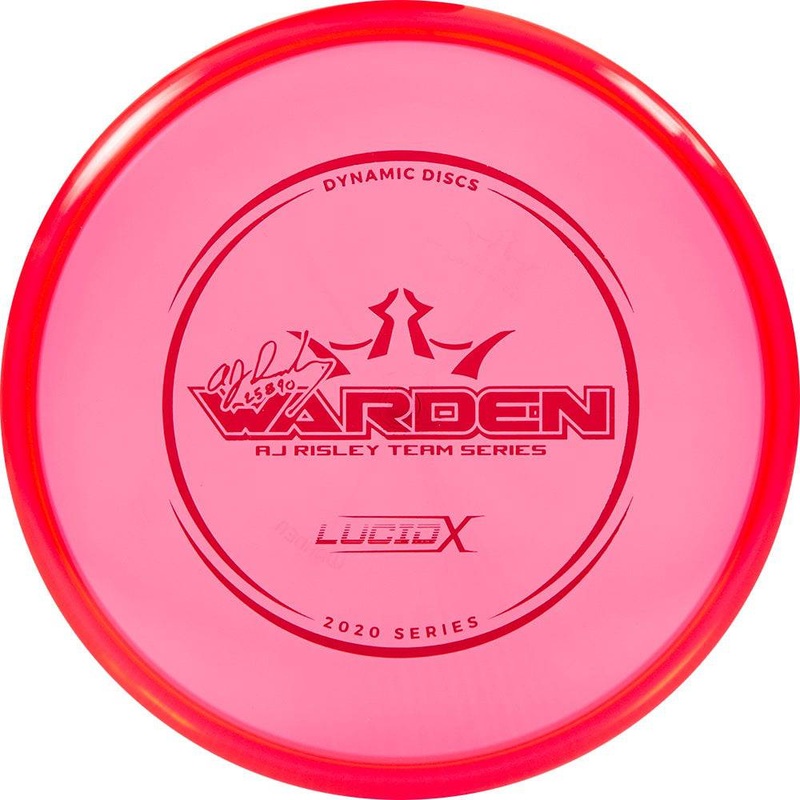 Dynamic Discs Limited Edition 2020 Team Series A.J. Risley Lucid-X Warden Putter Golf Disc