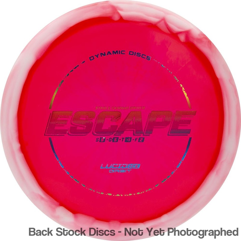 Dynamic Discs Lucid Ice Orbit Escape Fairway Driver (Stock Stamp) [Back Stock Inventory – Disc and Stamp Color WILL VARY]