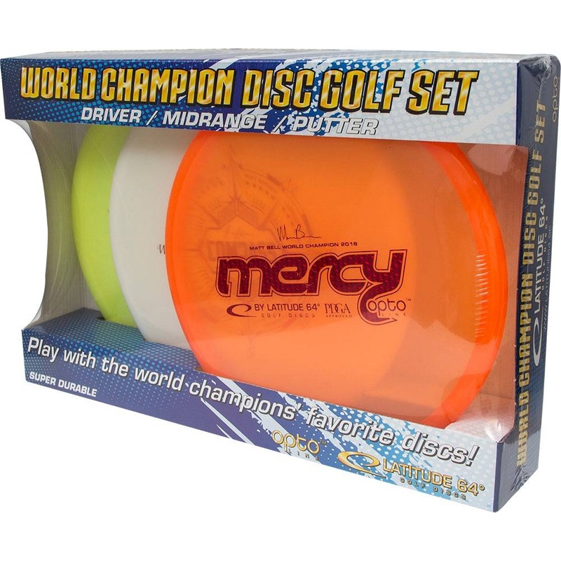 Latitude 64 3-Disc Opto World Champion Starter Disc Golf Set