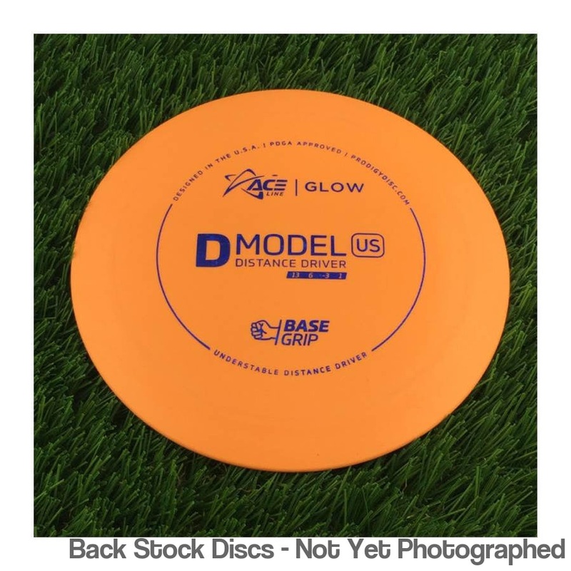 Prodigy Ace Line Basegrip Color Glow D Model US Distance Driver (Stock Stamp) [Back Stock Inventory – Disc and Stamp Color WILL VARY]