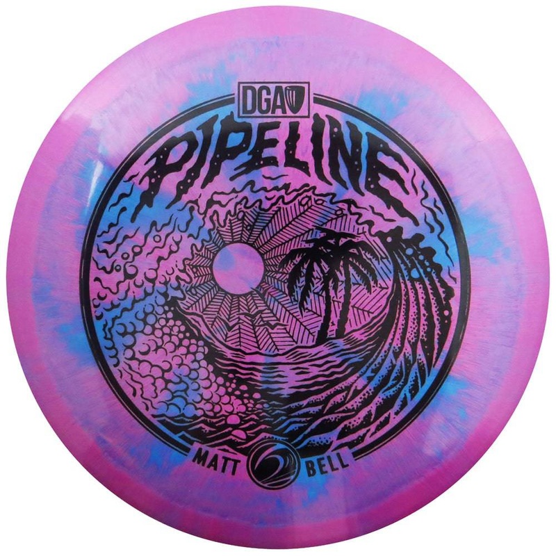 DGA Limited Edition 2020 Tour Series Matt Bell Swirly Proline Pipeline Fairway Driver Golf Disc