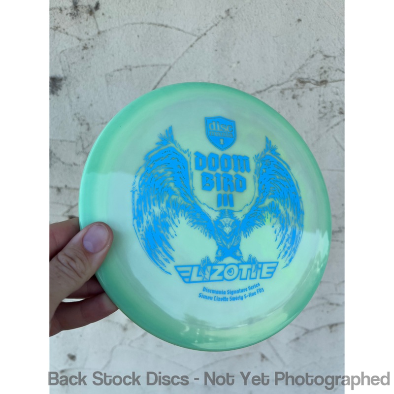 Discmania S-Line FD3 Fairway Driver with Simon Lizotte Signature Doom Bird III Stamp [Back Stock Inventory – Disc and Stamp Color WILL VARY]