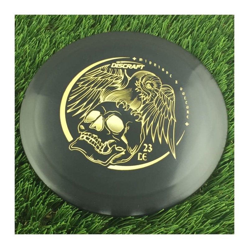 Discraft Elite Z Vulture with 2023 Ledgestone Edition – Wave 3 Stamp – 176g – Solid Black