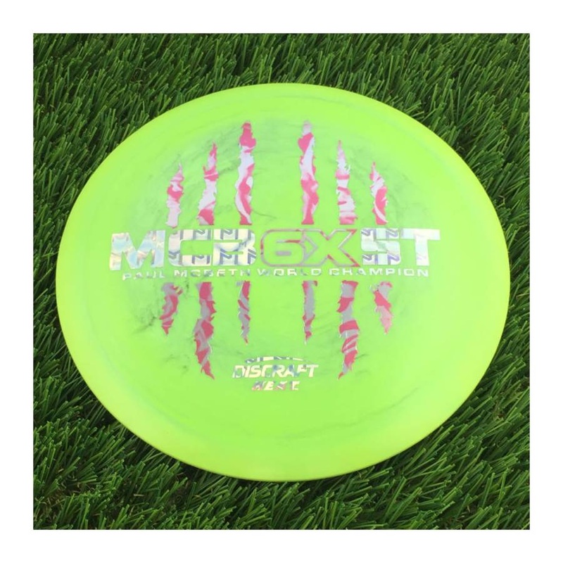 Discraft ESP Swirl Heat with McBeast 6X Claw PM World Champ Stamp – 174g – Solid Muted Green