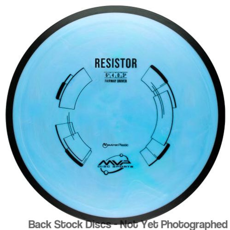 MVP Neutron Resistor Fairway Driver with Stock Stamp with Flight Numbers Stamp [Back Stock Inventory – Disc and Stamp Color WILL VARY]