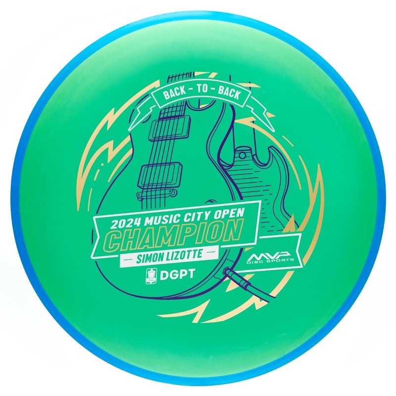 Axiom Limited Edition Simon Lizotte 2024 Music City Open Champion Electron Pixel Putter Golf Disc