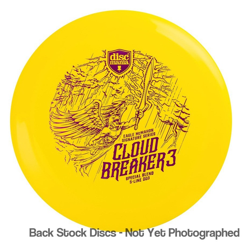 Discmania S-Line Special Blend DD3 Distance Driver with Cloud Breaker 3 Eagle McMahon Signature Series Stamp [Back Stock Inventory – Disc and Stamp Color WILL VARY]