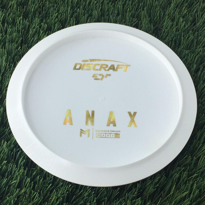 Discraft ESP Anax with Dye Line Blank Top Bottom Stamp – 174g White