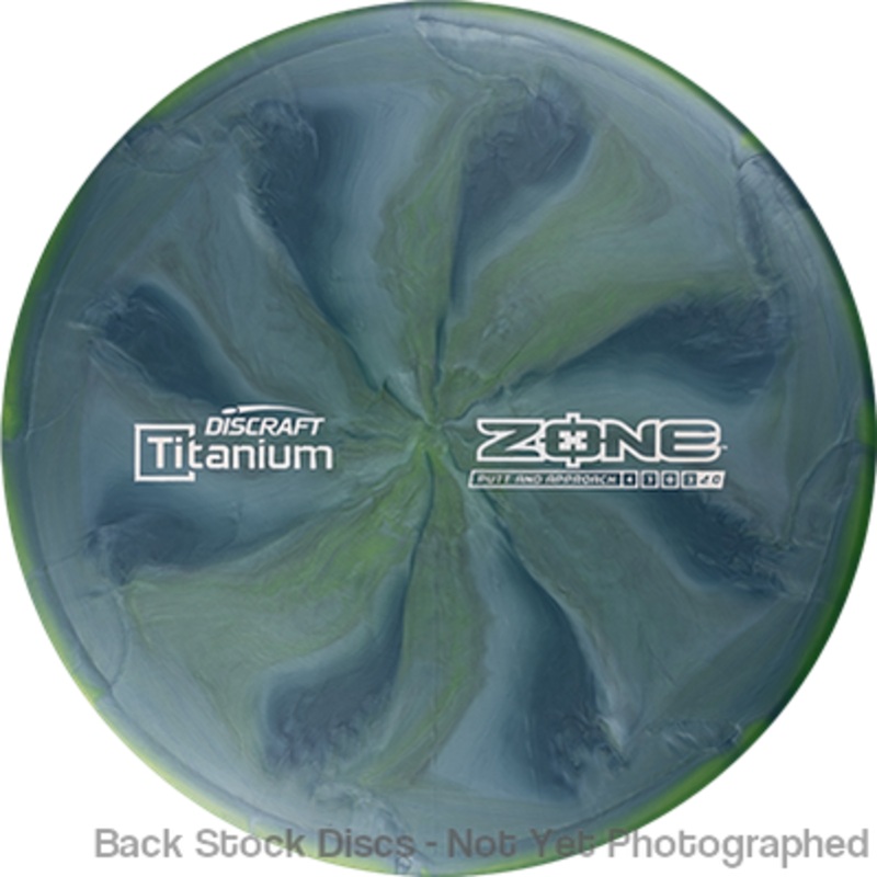 Discraft Ti Blend Titanium Zone Putter (Stock Stamp) [Back Stock Inventory – Disc and Stamp Color WILL VARY]