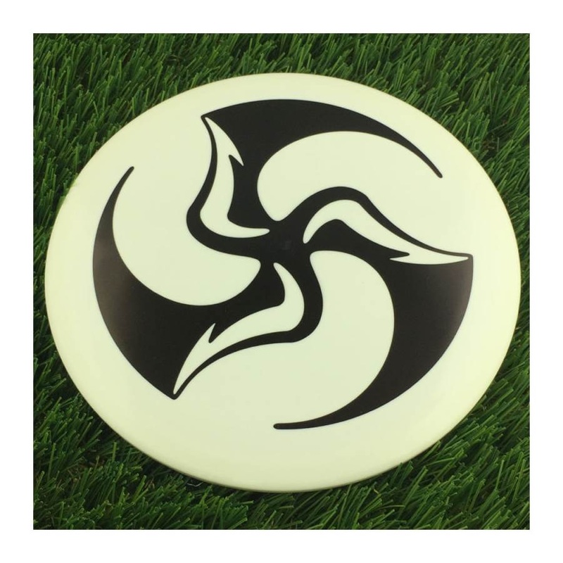 Dynamic Discs Fuzion EMAC Truth with DyeMax Huk Lab Trifly Stamp – 177g – Solid White