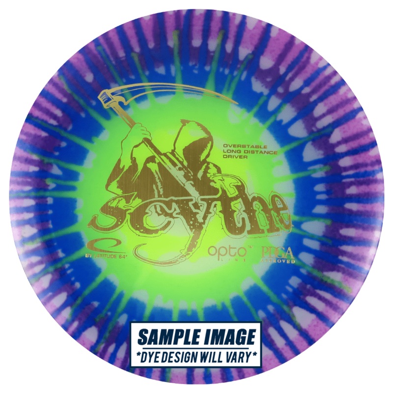 Latitude 64 MyDye Opto Line Scythe Distance Driver Golf Disc