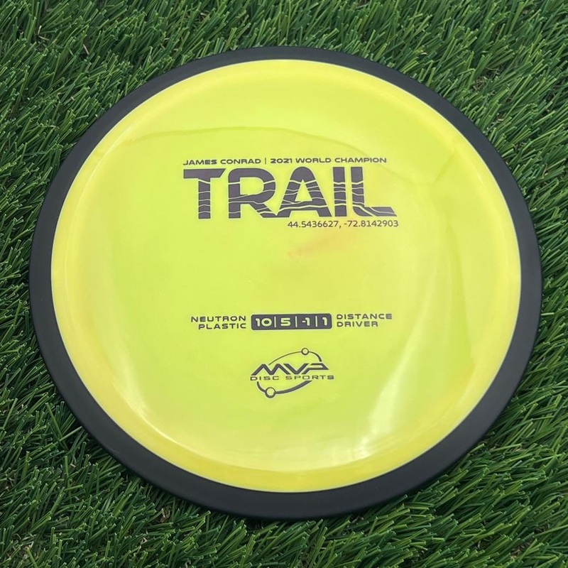 MVP Neutron Trail with James Conrad | 2021 World Champion | 37.7155474,-119.676854 Stamp – 168.76g – Yellow