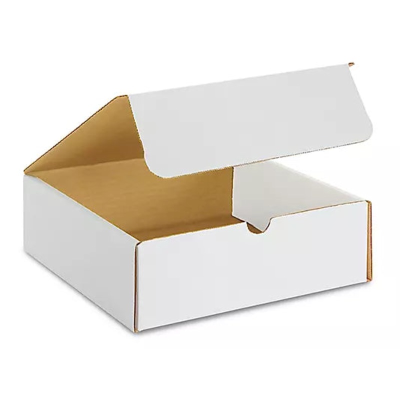 9x9x3 Gift Box – White Cardboard