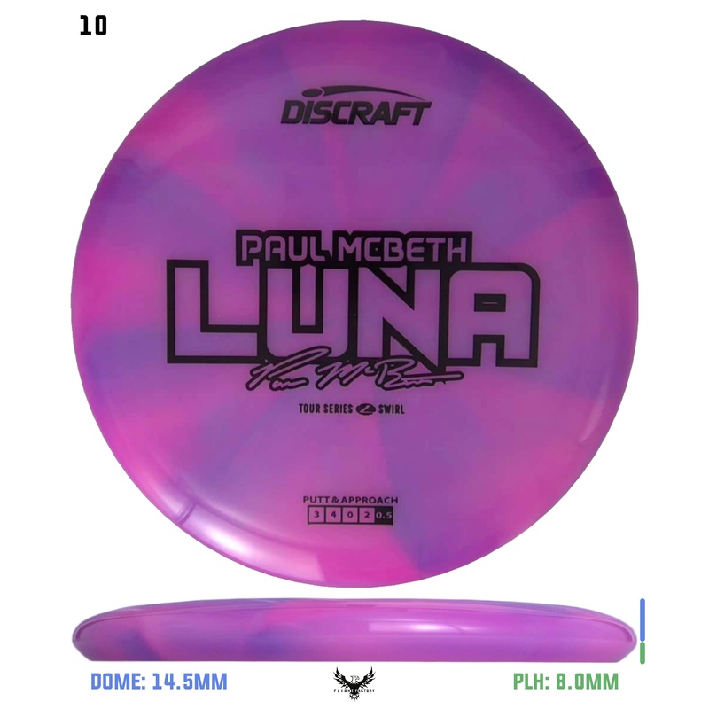 Discraft Paul McBeth 2025 Tour Series Z Swirl Luna