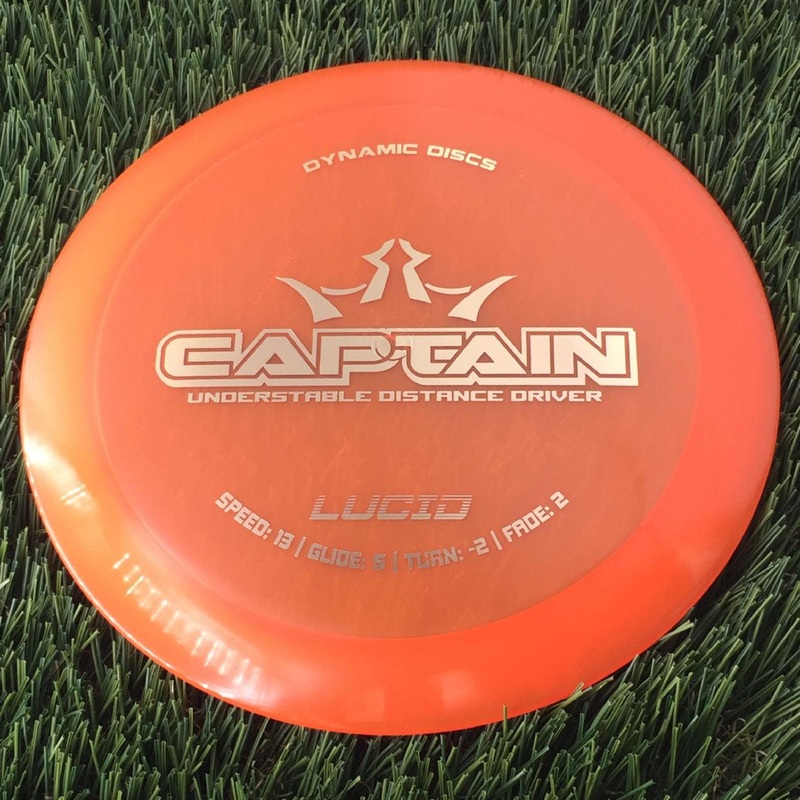 Dynamic Discs Lucid Captain – 173g – Translucent Orange