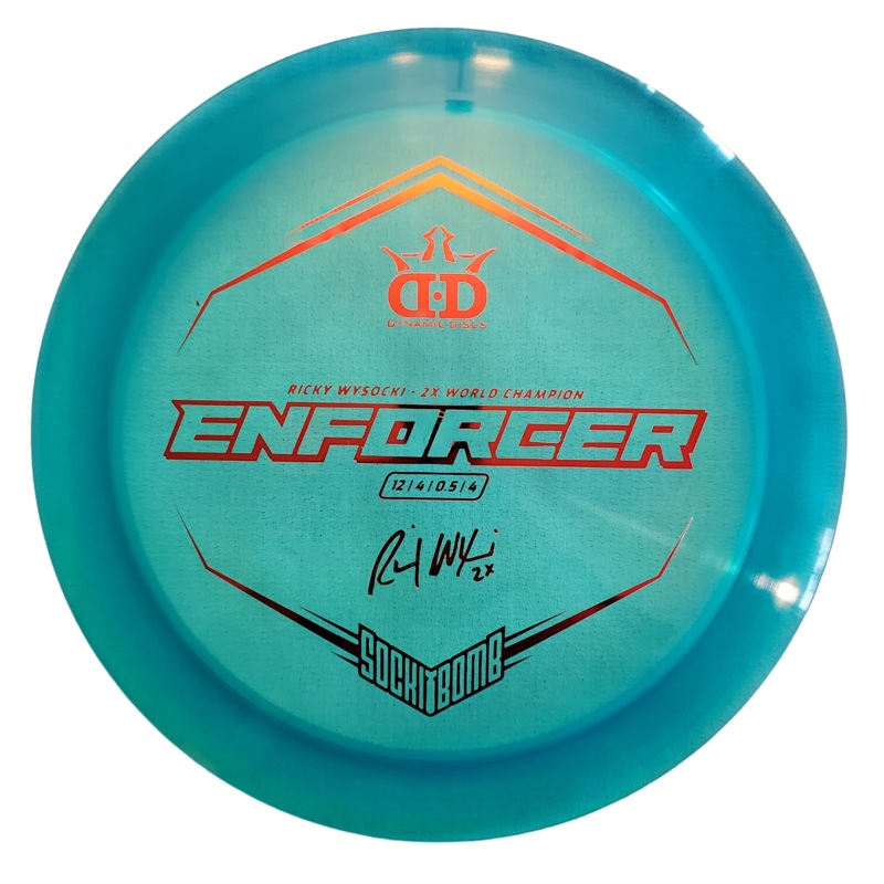 Dynamic Discs Lucid Enforcer Ricky Wysocki Sockibomb Stamp