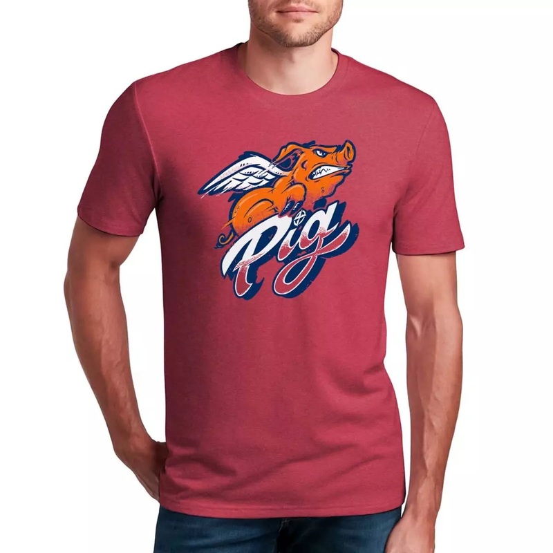 Innova Pig Tri-Blend Flex Tee Red