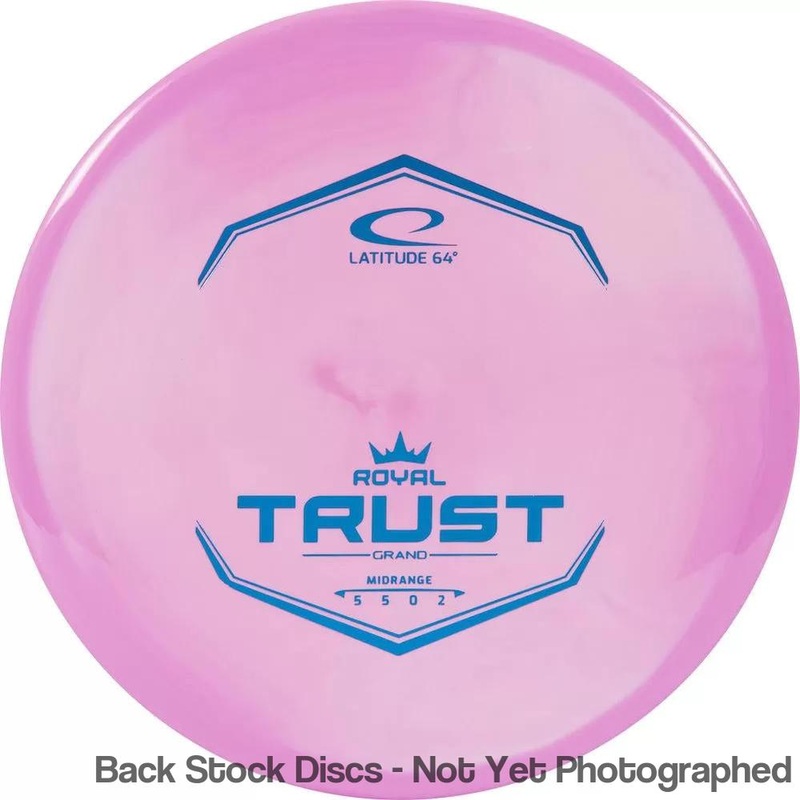 Latitude 64 Royal Grand Trust Midrange (Stock Stamp) [Back Stock Inventory – Disc and Stamp Color WILL VARY]