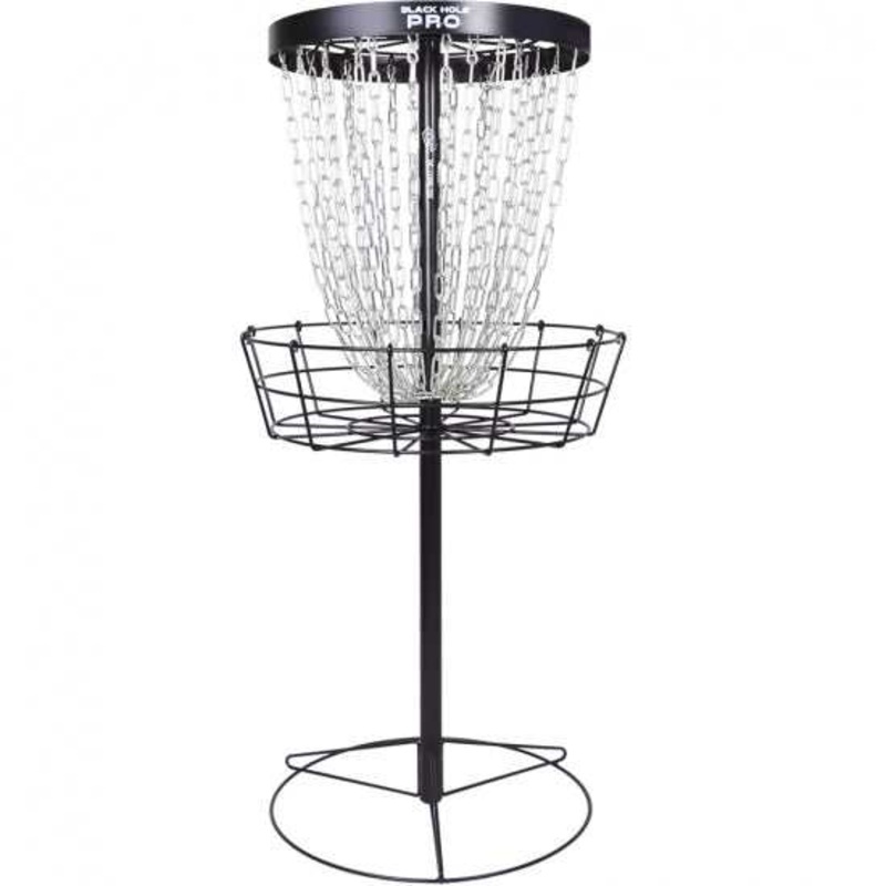MVP Black Hole Pro Disc Golf Basket + Transit