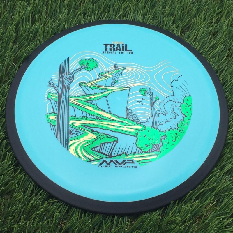 MVP Fission Trail with Special Edition Trail Art by John Dorn Stamp – 154.26g – Turquoise Green