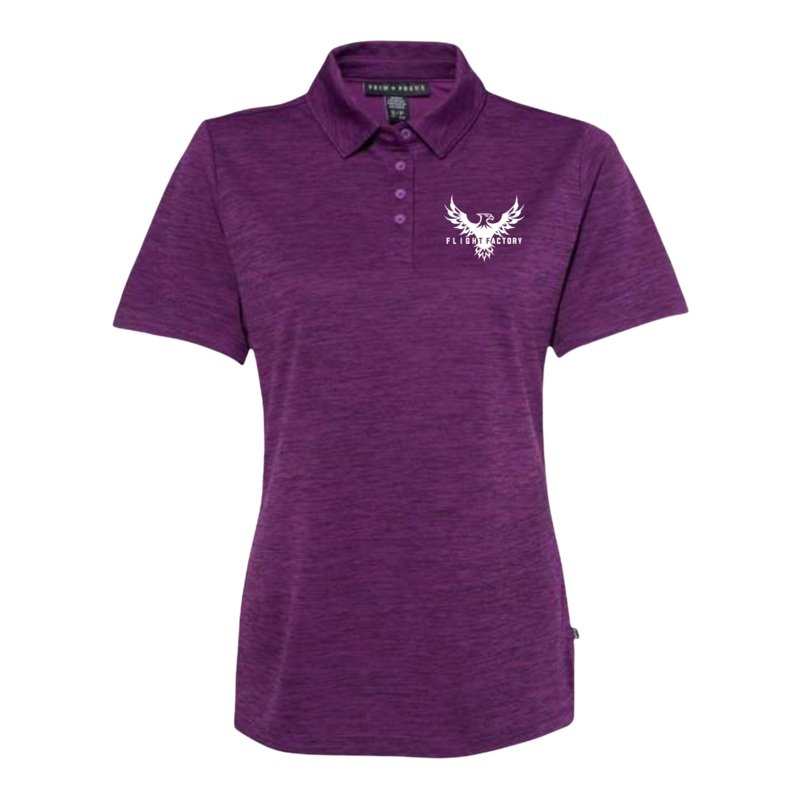 Prim + Preux Women’s Heather Pique Polo – Flight Factory