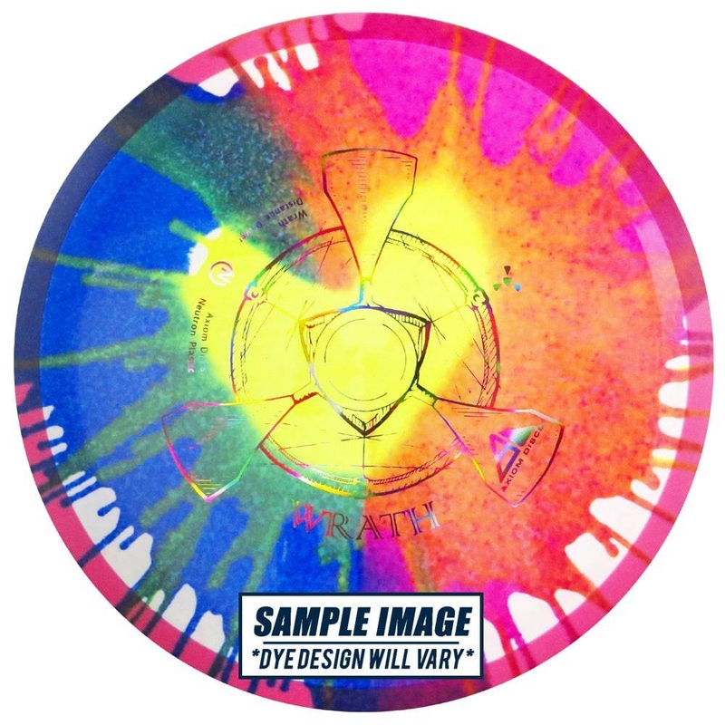 Axiom Tie-Dye Neutron Wrath Distance Driver Golf Disc