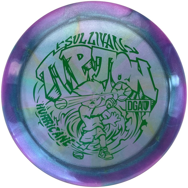 DGA Limited Edition 2024 Tour Series Sullivan Tipton Swirl Tour Series Hurricane Distance Driver Golf Disc